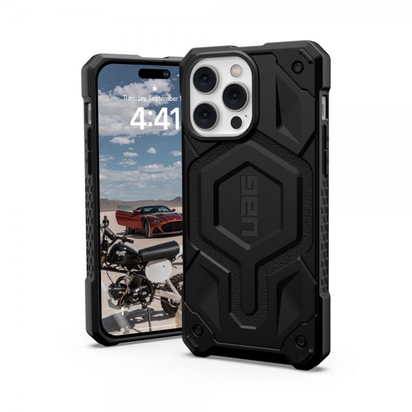 Urban Armor Gear (UAG) iPhone 14 Pro Max Deksel Monarch Pro MagSafe Svart