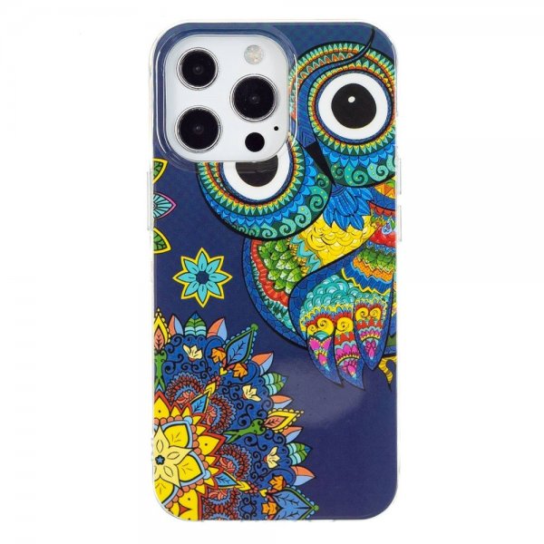 iPhone 14 Pro Max Deksel Motiv Fargerik Ugle