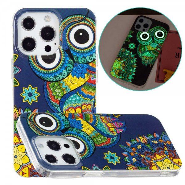 iPhone 14 Pro Max Deksel Motiv Fargerik Ugle