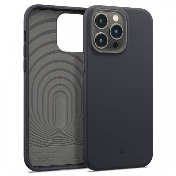 Caseology iPhone 14 Pro Max Deksel Skjermbeskytter Nano Pop 360 Black Sesame