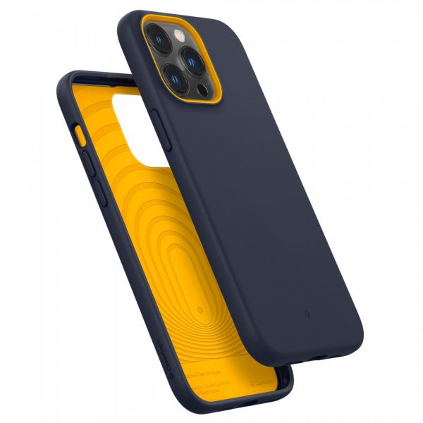 Caseology iPhone 14 Pro Max Deksel Skjermbeskytter Nano Pop 360 Blueberry Navy