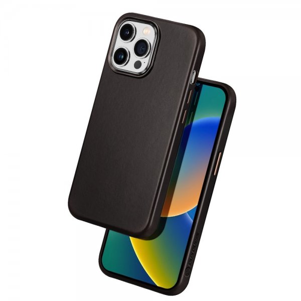 Dux Ducis iPhone 14 Pro Max Deksel Naples Series MagSafe Mørkebrun