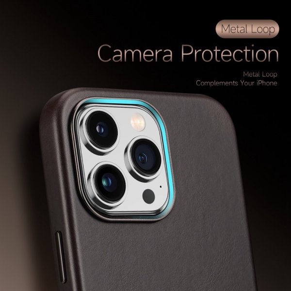 Dux Ducis iPhone 14 Pro Max Deksel Naples Series MagSafe Mørkebrun