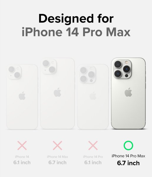 Ringke iPhone 14 Pro Max Deksel Onyx Svart