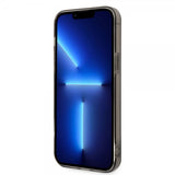 Guess iPhone 14 Pro Max Deksel Peony Glitter Svart