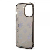 Guess iPhone 14 Pro Max Deksel Peony Glitter Svart