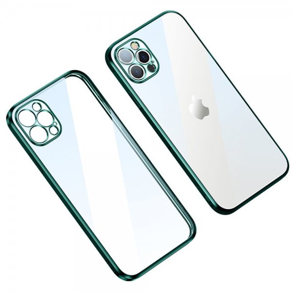 Sulada iPhone 14 Pro Max Deksel Belagt Kant Grønn