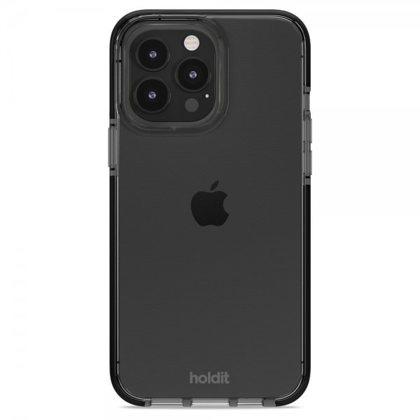 holdit iPhone 14 Pro Max Deksel Seethru Svart