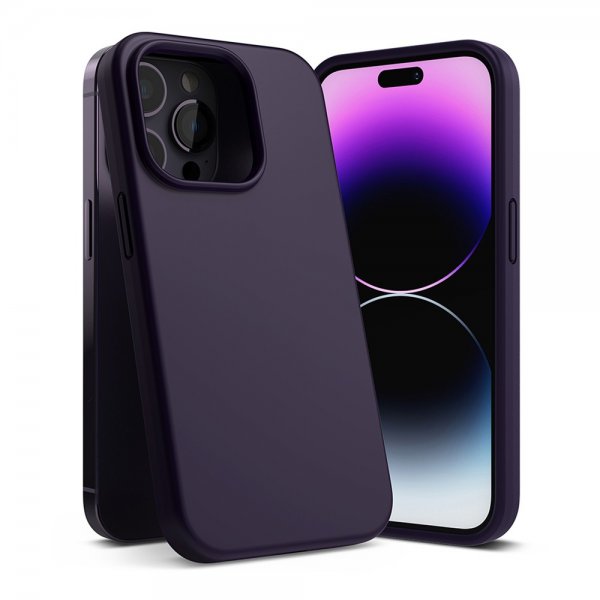 Ringke iPhone 14 Pro Max Deksel Silikoni Deep Purple