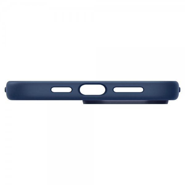 Spigen iPhone 14 Pro Max Deksel Silicone Fit MagFit Navy Blue