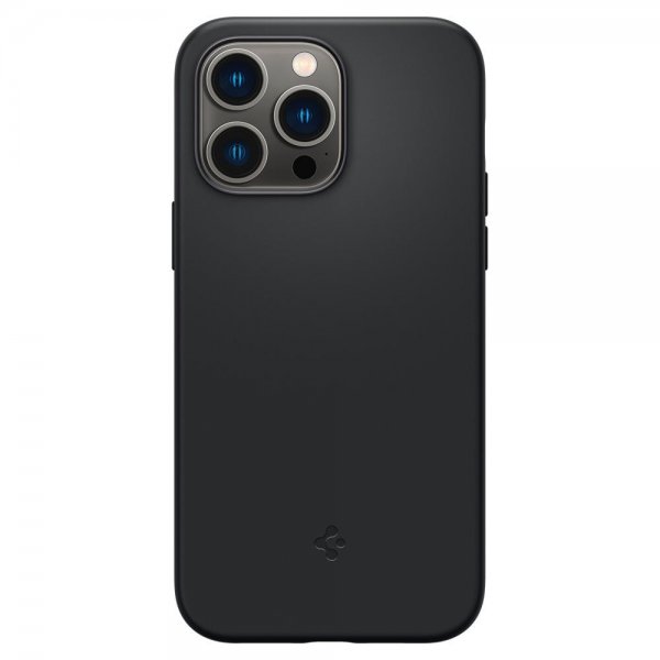 Spigen iPhone 14 Pro Max Deksel Silicone Fit MagFit Svart