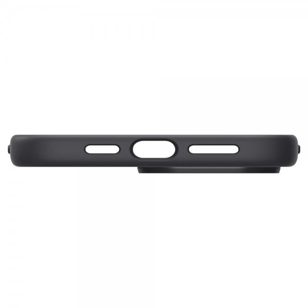 Spigen iPhone 14 Pro Max Deksel Silicone Fit MagFit Svart