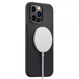 Spigen iPhone 14 Pro Max Deksel Silicone Fit MagFit Svart
