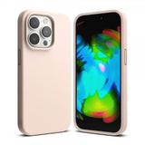Ringke iPhone 14 Pro Max Deksel Silikoni Pink Sand