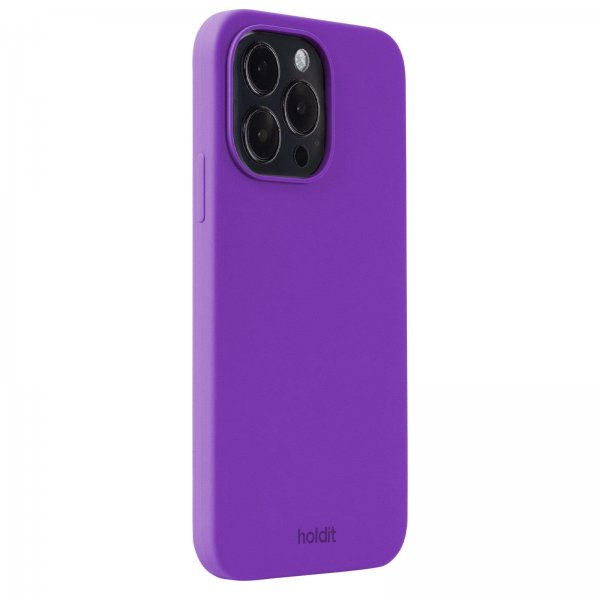 holdit iPhone 14 Pro Max Deksel Silikon Bright Purple