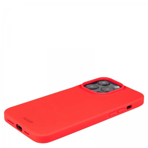 holdit iPhone 14 Pro Max Deksel Silikon Chili Red