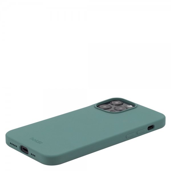 holdit iPhone 14 Pro Max Deksel Silikon Moss Green