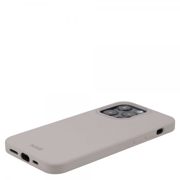 holdit iPhone 14 Pro Max Deksel Silikon Taupe