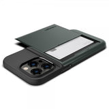Spigen iPhone 14 Pro Max Deksel Slim Armor CS Abyss Green