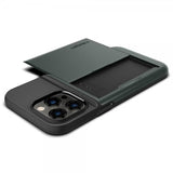 Spigen iPhone 14 Pro Max Deksel Slim Armor CS Abyss Green