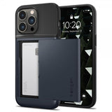 Spigen iPhone 14 Pro Max Deksel Slim Armor CS Metal Slate