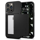 Spigen iPhone 14 Pro Max Deksel Slim Armor CS Svart