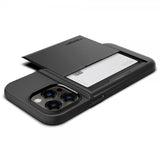 Spigen iPhone 14 Pro Max Deksel Slim Armor CS Svart