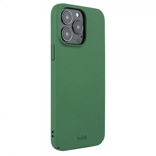 holdit iPhone 14 Pro Max Deksel Slim Case Forest Green