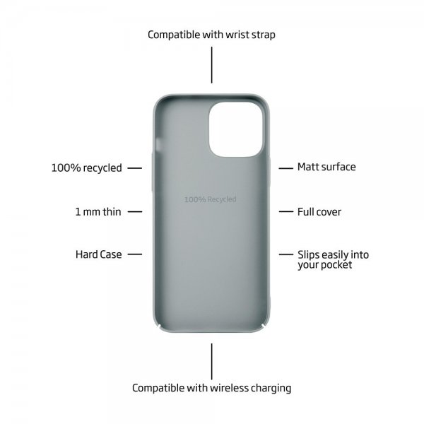 holdit iPhone 14 Pro Max Deksel Slim Case Taupe