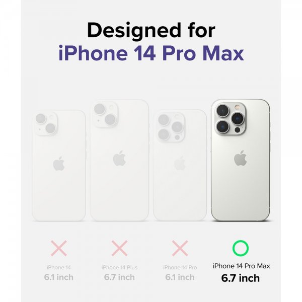 Ringke iPhone 14 Pro Max Deksel Slim Matte Clear