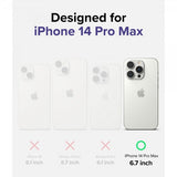 Ringke iPhone 14 Pro Max Deksel Slim Matte Clear