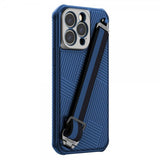 Nillkin iPhone 14 Pro Max Deksel Strap Case Blå