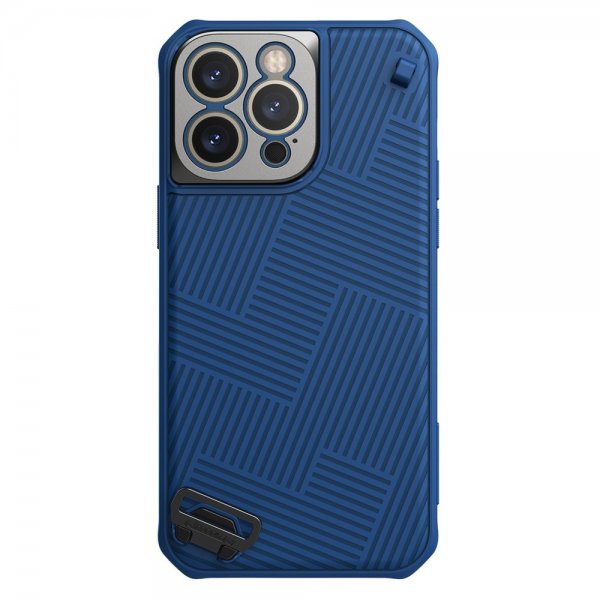 Nillkin iPhone 14 Pro Max Deksel Strap Case Blå