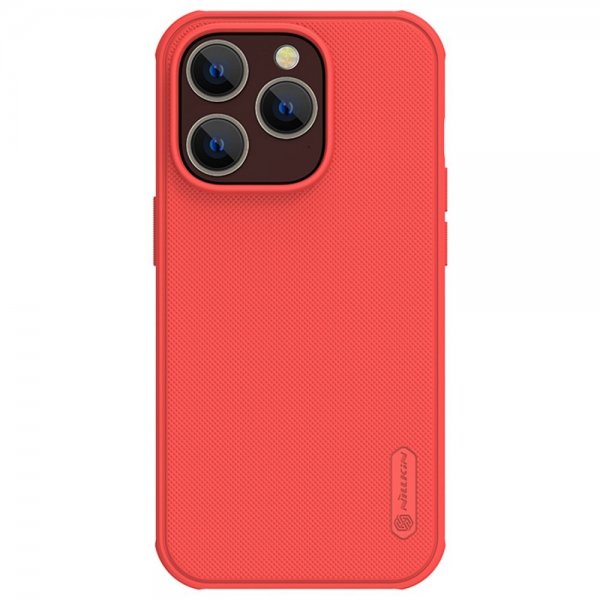Nillkin iPhone 14 Pro Max Deksel Super Frosted Shield Pro Rød