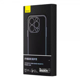 Baseus iPhone 14 Pro Max Deksel Synthetic Fiber MagSafe Svart