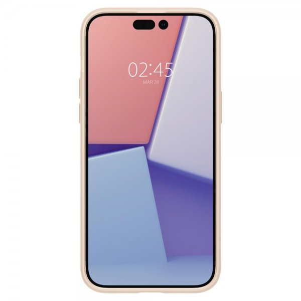 Spigen iPhone 14 Pro Max Deksel Thin Fit Sand Beige