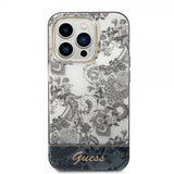 Guess iPhone 14 Pro Max Deksel Toile de Jouy Grå