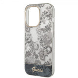 Guess iPhone 14 Pro Max Deksel Toile de Jouy Grå