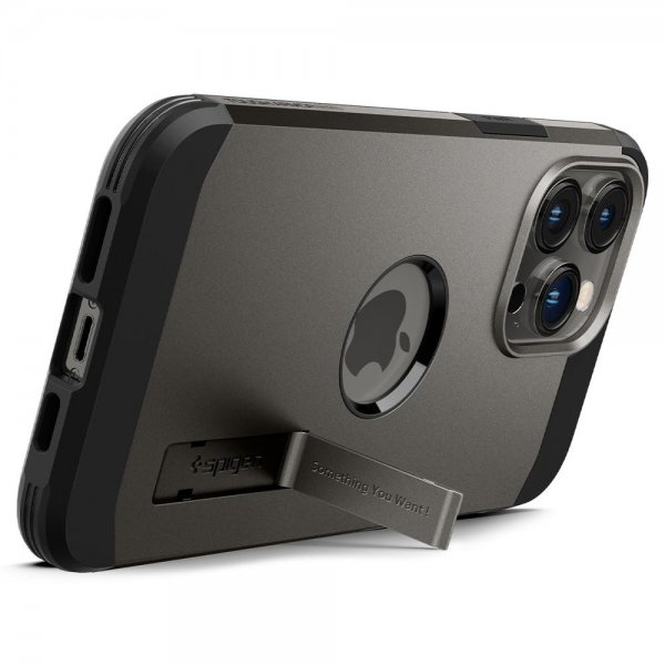 Spigen iPhone 14 Pro Max Deksel Tough Armor MagFit Gunmetal