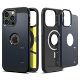 Spigen iPhone 14 Pro Max Deksel Tough Armor MagFit Metal Slate