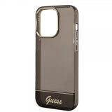 Guess iPhone 14 Pro Max Deksel Translucent Svart