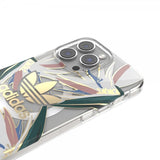 Adidas iPhone 14 Pro Max Deksel Trefoil Clear Case MagSafe Gold
