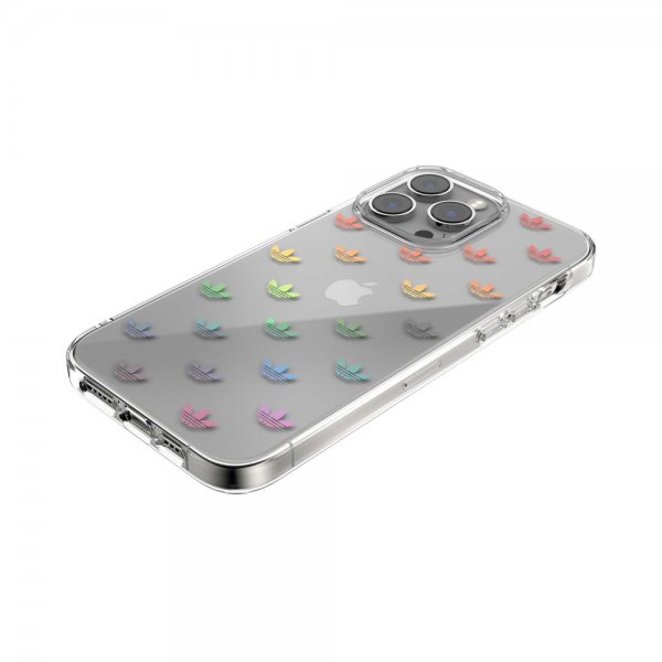 Adidas iPhone 14 Pro Max Deksel Trefoil Clear Case Transparent