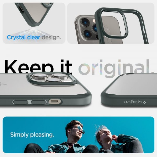 Spigen iPhone 14 Pro Max Deksel Ultra Hybrid Abyss Green