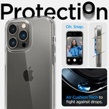 Spigen iPhone 14 Pro Max Deksel Ultra Hybrid Crystal Clear