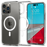 Spigen iPhone 14 Pro Max Deksel Ultra Hybrid MagFit Hvit
