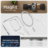 Spigen iPhone 14 Pro Max Deksel Ultra Hybrid MagFit Hvit
