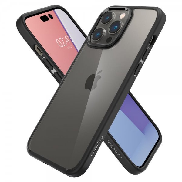 Spigen iPhone 14 Pro Max Deksel Ultra Hybrid Matte Black