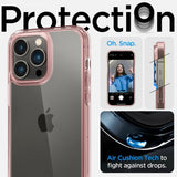 Spigen iPhone 14 Pro Max Deksel Ultra Hybrid Rose Crystal