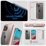 Spigen iPhone 14 Pro Max Deksel Ultra Hybrid Rose Crystal